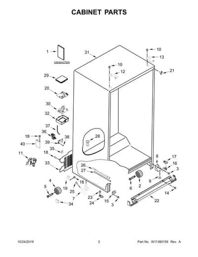 CABINET PARTS
