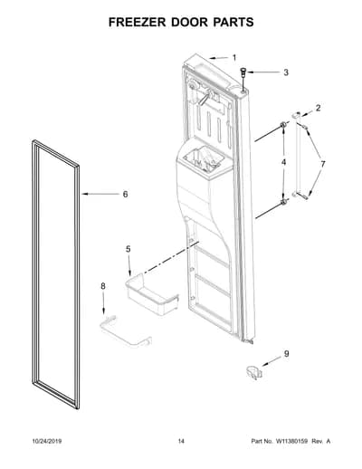 FREEZER DOOR PARTS