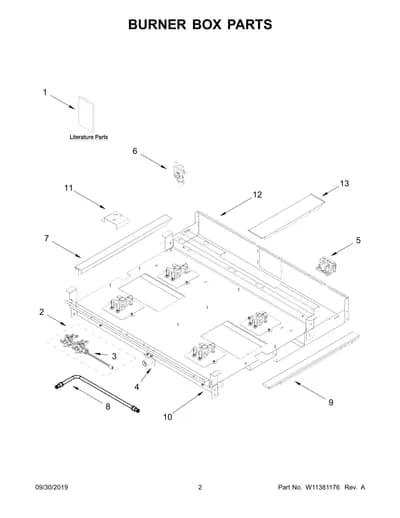 BURNER BOX PARTS