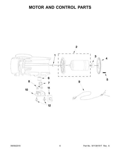 MOTOR AND CONTROL PARTS