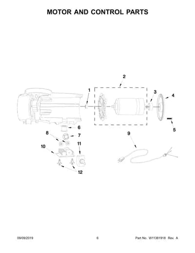 MOTOR AND CONTROL PARTS
