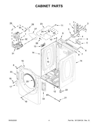 CABINET PARTS