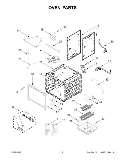 OVEN PARTS