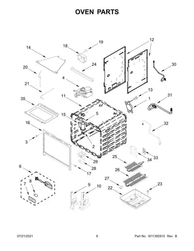 OVEN PARTS