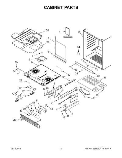 CABINET PARTS