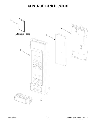 CONTROL PANEL PARTS