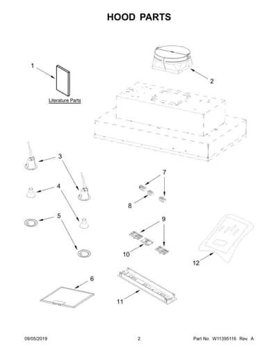 HOOD PARTS