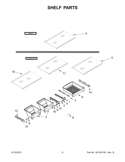 SHELF PARTS