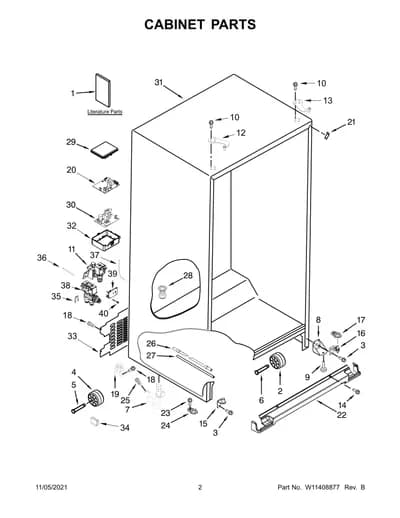 CABINET PARTS