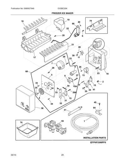 FREEZER ICE MAKER