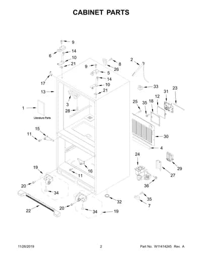 CABINET PARTS