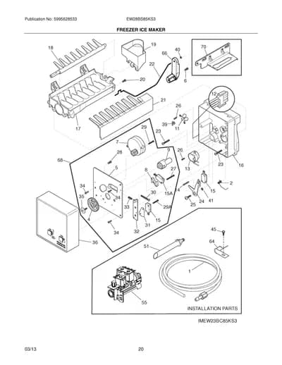 FREEZER ICE MAKER