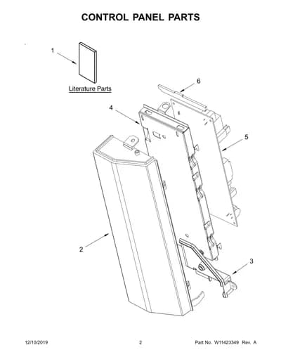 CONTROL PANEL PARTS