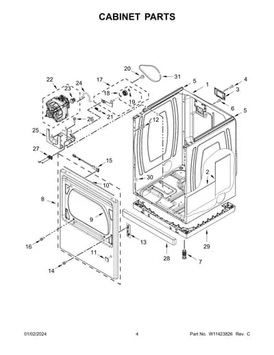 CABINET PARTS
