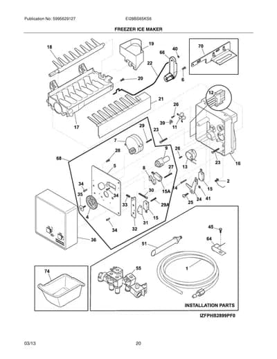 FREEZER ICE MAKER