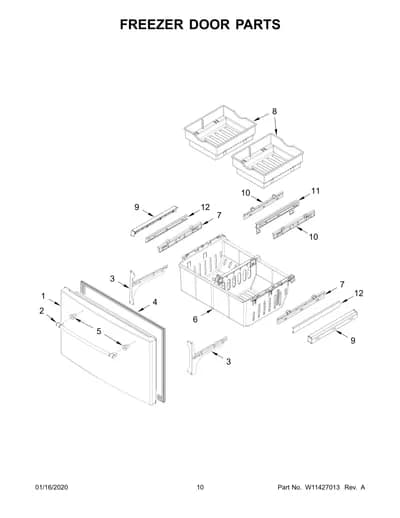 FREEZER DOOR PARTS