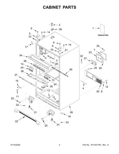CABINET PARTS