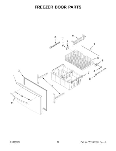 FREEZER DOOR PARTS