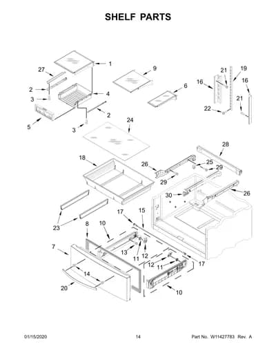 SHELF PARTS