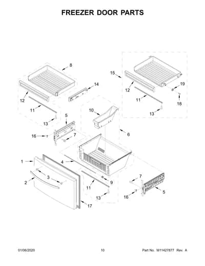 FREEZER DOOR PARTS