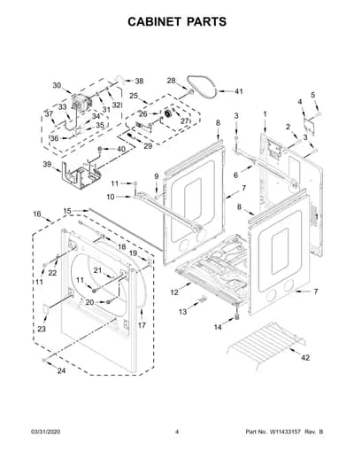 CABINET PARTS