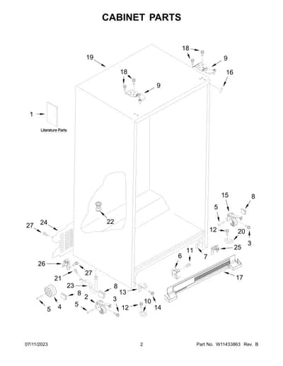 CABINET PARTS