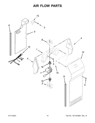 AIR FLOW PARTS
