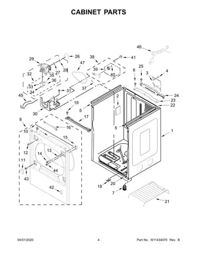 CABINET PARTS