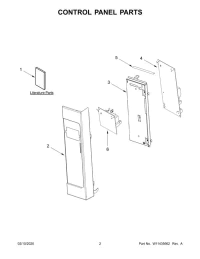 CONTROL PANEL PARTS