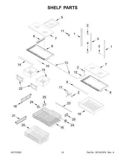 SHELF PARTS