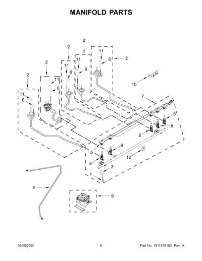 MANIFOLD PARTS