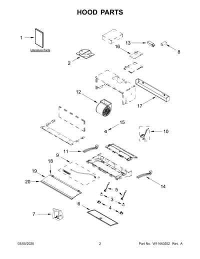 HOOD PARTS