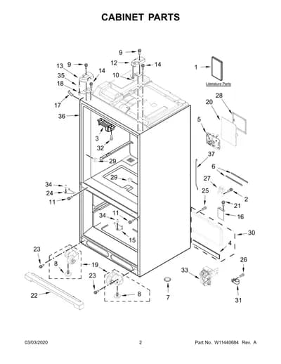 CABINET PARTS