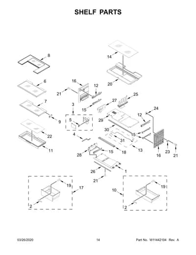 SHELF PARTS
