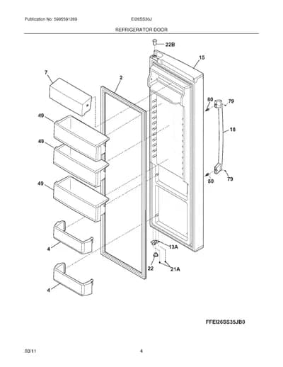 REFRIGERATOR DOOR