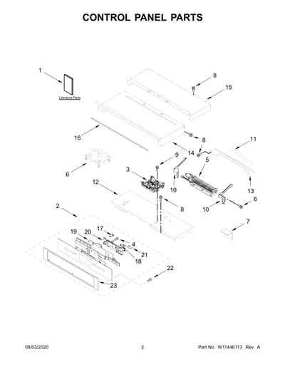 CONTROL PANEL PARTS