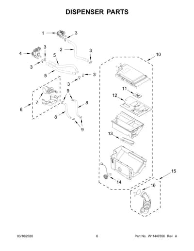 DISPENSER PARTS