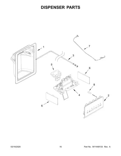 DISPENSER PARTS