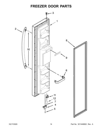 FREEZER DOOR PARTS
