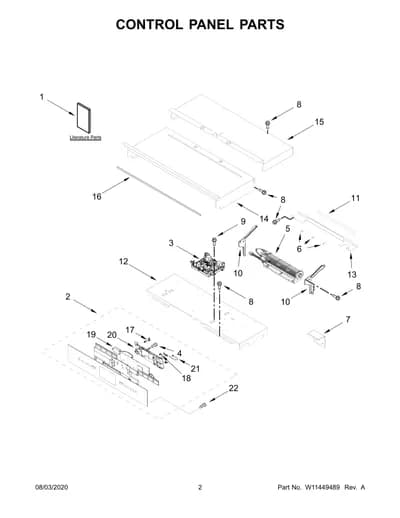 CONTROL PANEL PARTS