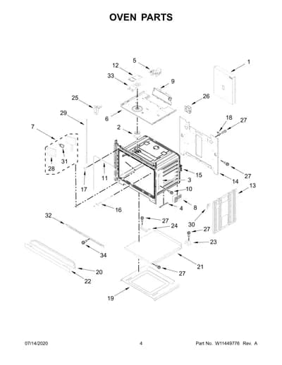 OVEN PARTS