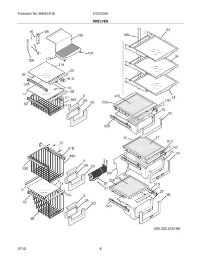 SHELVES