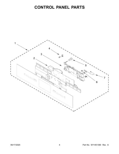 CONTROL PANEL PARTS