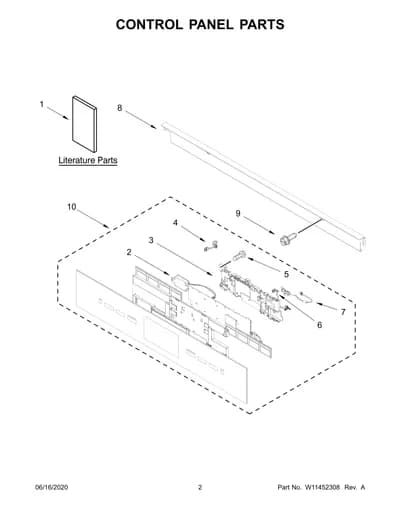 CONTROL PANEL PARTS