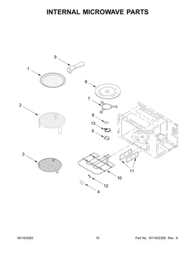 INTERNAL MICROWAVE PARTS