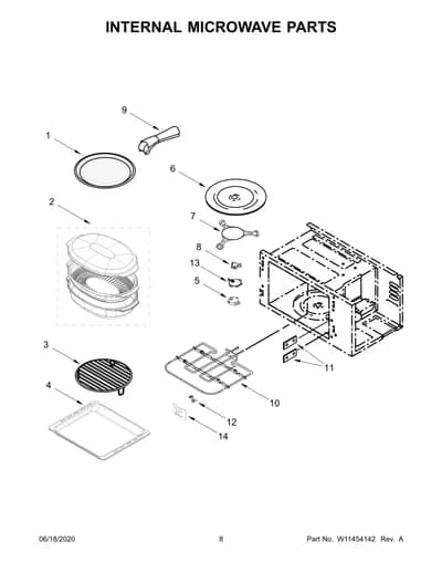 INTERNAL MICROWAVE PARTS