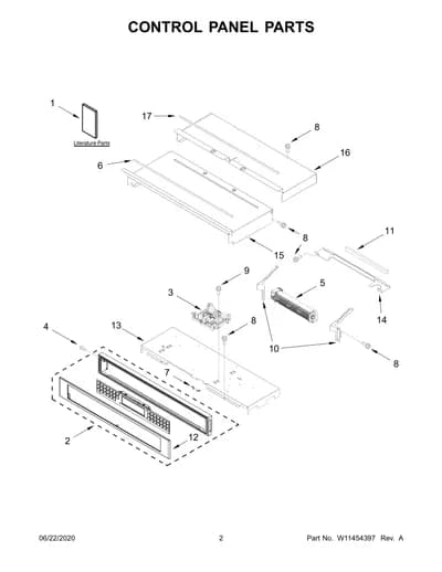 CONTROL PANEL PARTS