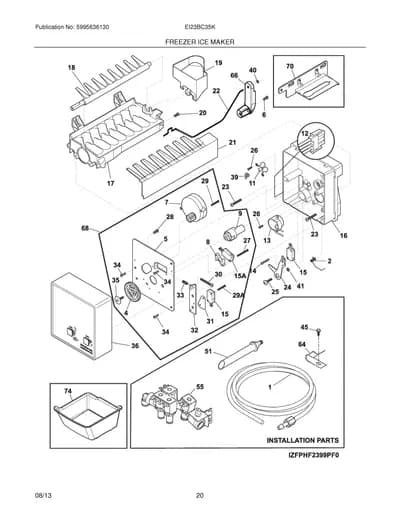 FREEZER ICE MAKER