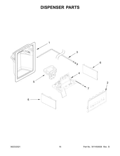 DISPENSER PARTS