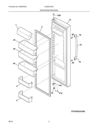 REFRIGERATOR DOOR